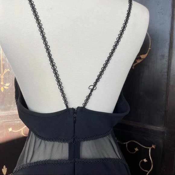 Topshop Black Cocktail Dress - Picture 2 of 13